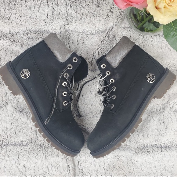 Timberland Shoes - Timberland Waterproof Black Boots Youth sz 6.5